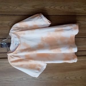 Sonoma orange and white T-shirt women's size 1X used